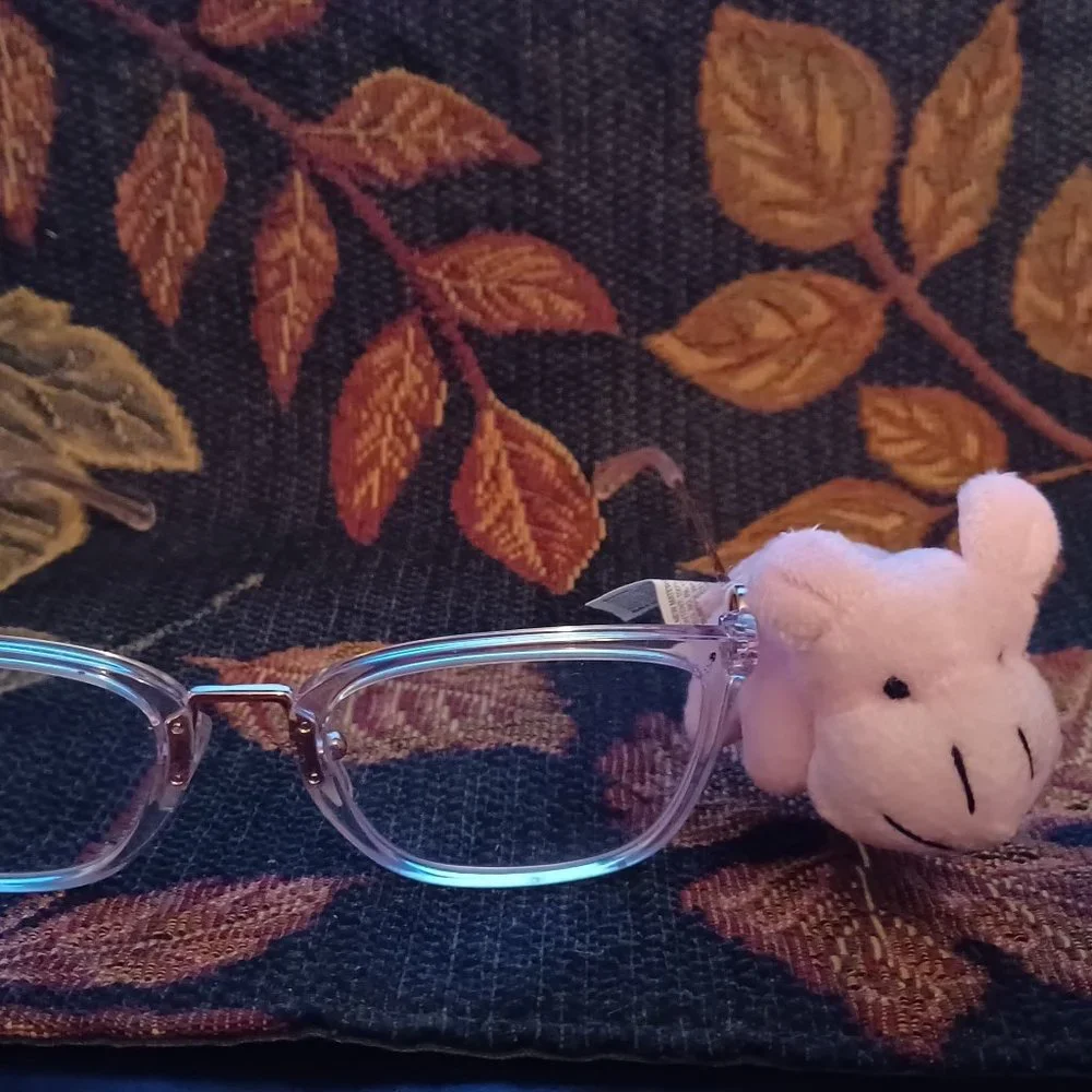 New Vintage Icon Eyewear Kids Eyeglasses buddy / Pal Pink Hippo Fit All Glasses